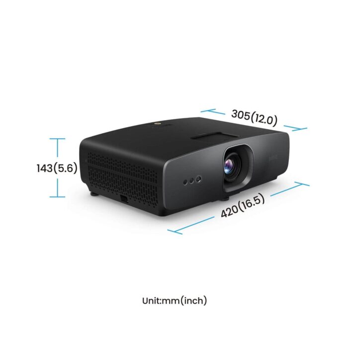 6.AVStore-BenQ-W2720i-Front-Diamentional-View