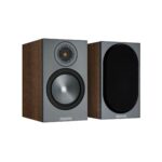 1.AVStore-Monitor-Audio-Bronze-50-Bookshelf-Loudspeakers-Front-Angled-View-Walnut