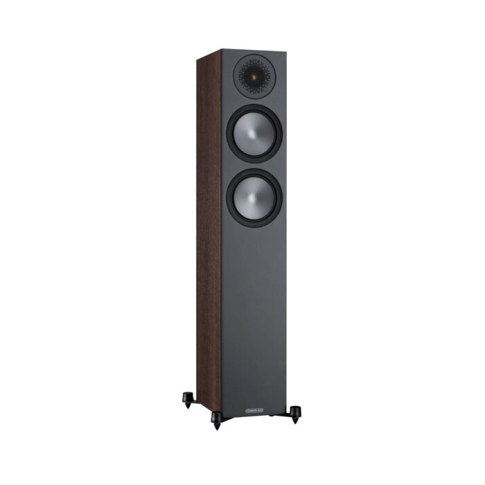 2.AVStore-Monitor-Audio-Bronze-200-Floor-Standing-Speaker-Front-View-Walnut
