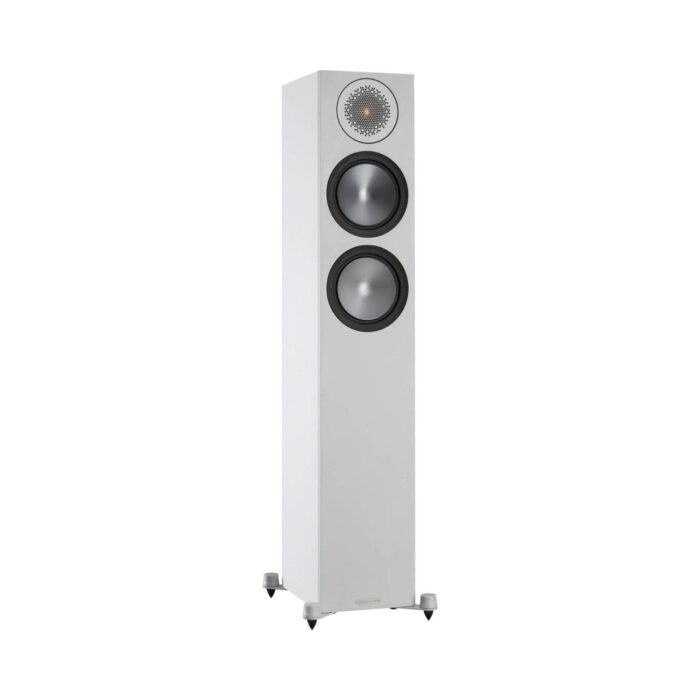 2.AVStore-Monitor-Audio-Bronze-200-Floor-Standing-Speaker-Front-View-White
