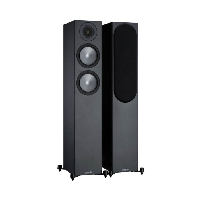 1.AVStore-Monitor-Audio-Bronze-200-Floor-Standing-Speaker-Front-Angled-View-Hero-Black