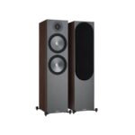 1.AVStore-Monitor-Audio-Bronze-500-Floor-Standing-Speaker-Front-Angled-View-Hero-Walnut