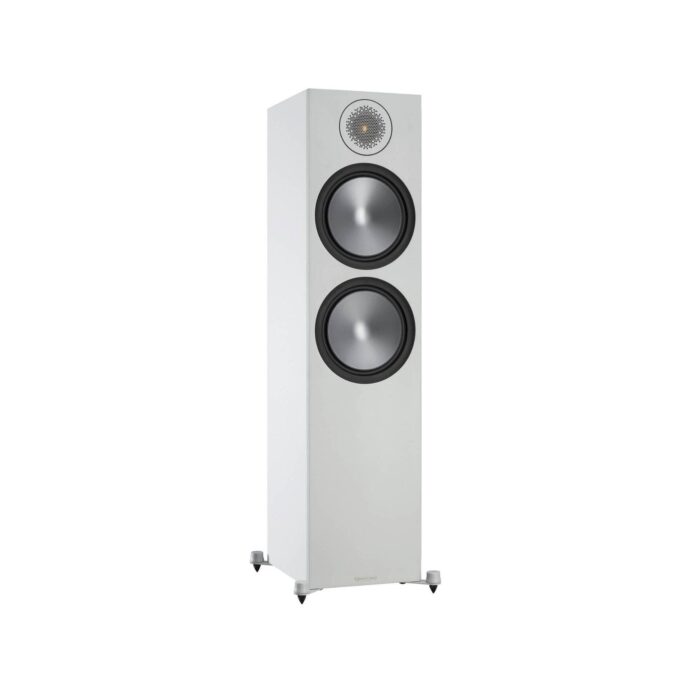 2.AVStore-Monitor-Audio-Bronze-500-Floor-Standing-Speaker-Front-Angled-View-White