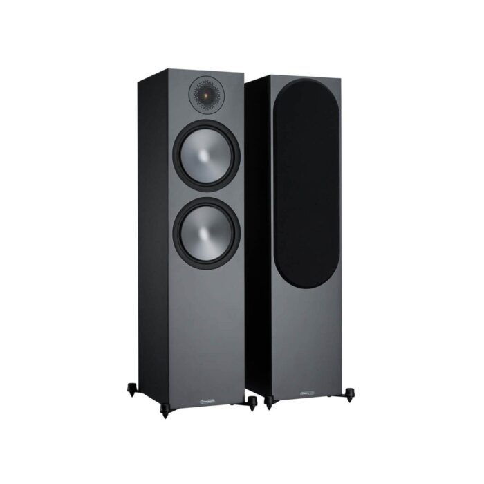 1.AVStore-Monitor-Audio-Bronze-500-Floor-Standing-Speaker-Front-Angled-View-Hero-Black