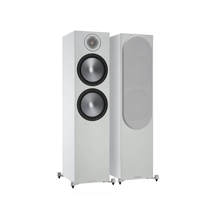 1.AVStore-Monitor-Audio-Bronze-500-Floor-Standing-Speaker-Front-Angled-View-Hero-White
