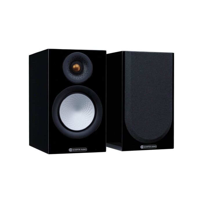 1.AVStore-Monitor-Audio-Silver-50-7G-Front-Angled-View-Hero-High-Gloss-Black