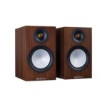3.AVStore-Monitor-Audio-Silver-50-7G-Front-Angled-View-Without-Grille-Natural-Walnut