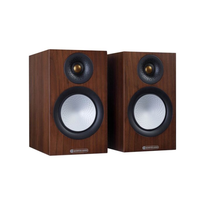 3.AVStore-Monitor-Audio-Silver-50-7G-Front-Angled-View-Without-Grille-Natural-Walnut