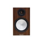 5.AVStore-Monitor-Audio-Silver-100-7G-Front-View-Without-Grille-Natural-Walnut