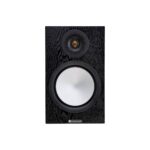 5.AVStore-Monitor-Audio-Silver-100-7G-Front-View-Without-Grille-Black-Oak