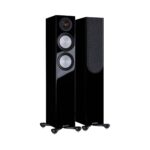 1.AVStore-Monitor-Audio-Silver-200-7G-Front-Angled-View-High-Gloss-Black