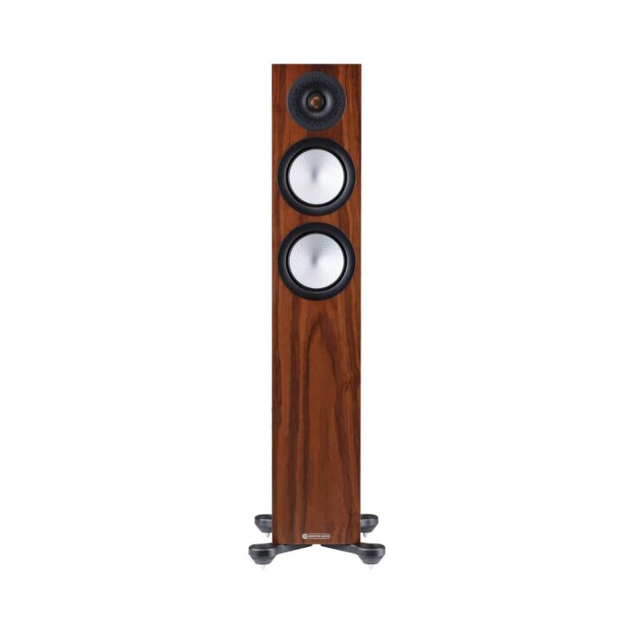 4.AVStore-Monitor-Audio-Silver-200-7G-Front-View-Without-Grille-Natural-Walnut