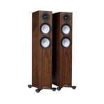 3.AVStore-Monitor-Audio-Silver-200-7G-Front-Angled-View-Without-Grille-Natural-Walnut