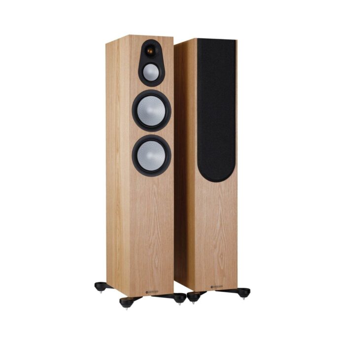 1.AVStore-Monitor-Audio-Silver-300-7G-Front-Angled-View-Ash