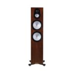 4.AVStore-Monitor-Audio-Silver-300-7G-Front-Angled-View-Without-Natural-Walnut