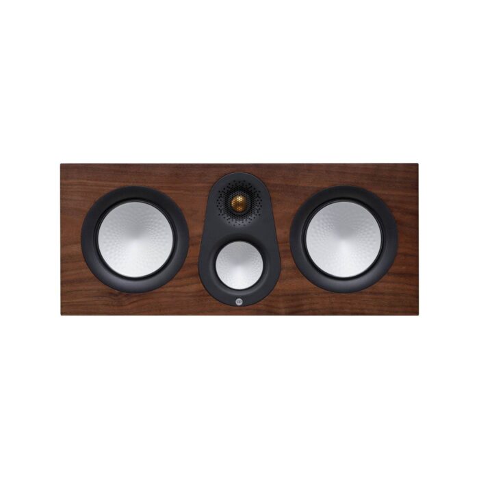 3.AVStore-Monitor-Audio-Silver-C250-7G-Front-View-Without-Grille-Natural-Walnut