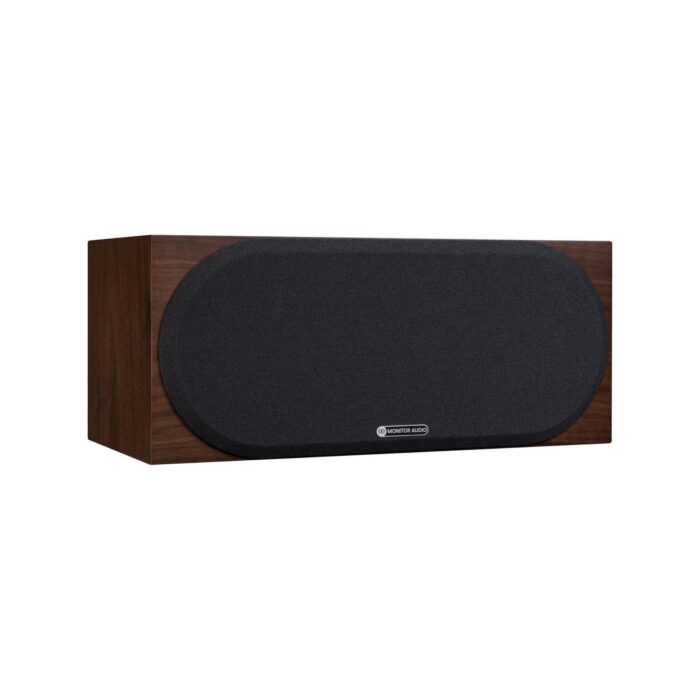 2.AVStore-Monitor-Audio-Silver-C250-7G-Front-Angled-View-With-Grille-Natural-Walnut