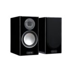 1.AVStore-Monitor-Audio-Gold-100-5G-Front-Angled-View-Hero-Piano-Gloss-Black