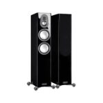 1.AVStore-Monitor-Audio-Gold-200-5G-Front-View-Piano-Gloss-Black