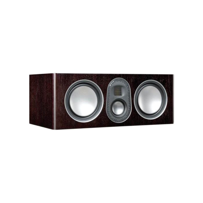 1.AVStore-Monitor-Audio-Gold-C250-5G-Front-Angled-View-Hero-Dark-Walnut
