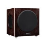 1.AVStore-Monitor-Audio-Gold-W12-Subwoofer-Front-Angled-View-Dark-Walnut